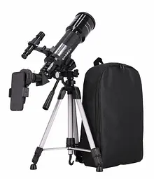 Телескоп Carbon 70/400 AZ з рюкзаком та адаптером для смартфона (88016)
