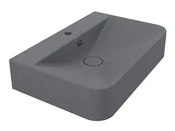 Умивальник Miraggio CHAMONIX GRAY (8813457) Mirasoft, Матовий, Накладний/Підвісний, Сірий