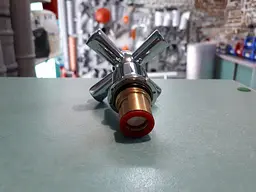 Кран-букса керамічна Zegor WOT-722 з ручкою блістер пара 30412 - мініатюра 3