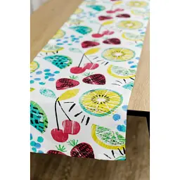 Доріжка на стіл Прованс Red cherries 40х136 (032966) - мініатюра 3