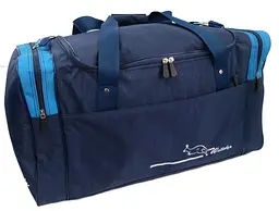 Сумка дорожня середня Wallaby 437-4 60х34х27 см 62 л Синя - мініатюра 3