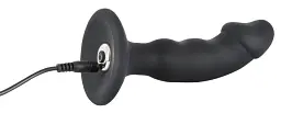Анальна пробка Black Velvets Rechargeable Plus, 14 см (чорна) - мініатюра 4