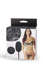 Віброяйце REMOTE CONTROL EGG BLACK, Черный - мініатюра 2