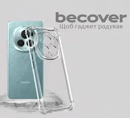 Панель BeCover Anti-Shock для Honor Magic6 Pro 5G Clear (710847) - мініатюра 3