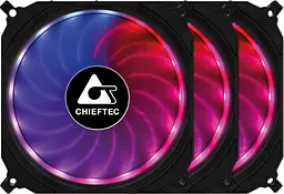 Комплект вентиляторів Chieftec CF-3012 RGB 3-Pack (CF-3012-RGB)