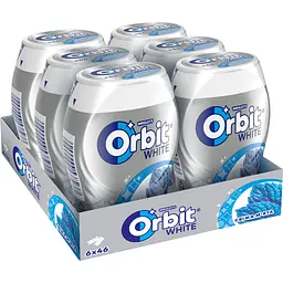 Жувальна гумка Orbit White Bottle Свіжа м'ята 640 г (10 шт. х 64 г) - мініатюра 6