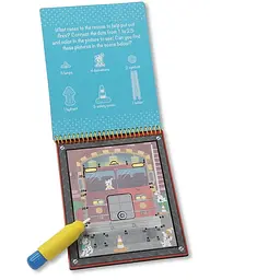 Розмальовка по крапкам Melissa & Doug Транспортні засоби водна чарівна (MD31951) - мініатюра 4