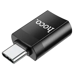 Перехідник Hoco UA17 Type-C Male to USB Female USB3.0 Чорний - мініатюра 3