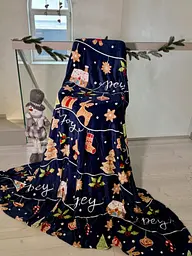 Плед флисовый Dushka Home Merry Christmas 8 21477 200х230 см