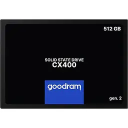 SSD накопичувач Goodram CX400 Gen.2 512 GB (SSDPR-CX400-512-G2) [100633]