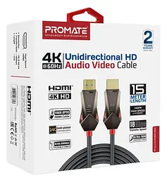 Кабель Promate HDMI-HDMI V 2.0 15 м (prolink4k60-15m) - мініатюра 2