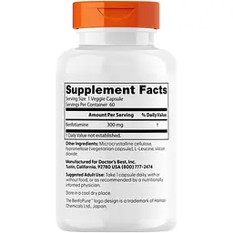 Бенфотіамін Doctor's Best Benfotiamine 300 мг 60 капсул (DRB-00270) - мініатюра 2