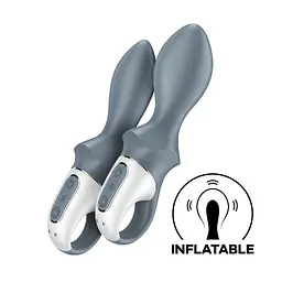 Вібратор Satisfyer Air Pump Booty 1, 17.5 см (сірий) - мініатюра 2