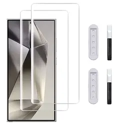 Захисне скло DK для Samsung Galaxy S22 Ultra 5G S908 UV Curved 014236 clear 2 шт. - мініатюра 6