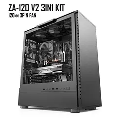 Комплект вентиляторів Zezzio ZA-120 V2 3in1 - мініатюра 6