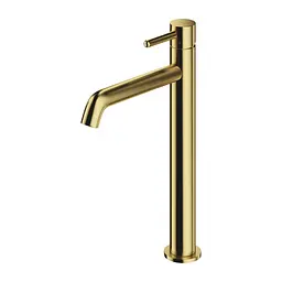 Змішувач для умивальника Omnires Y brushed brass високий Y1212BSB Золотий