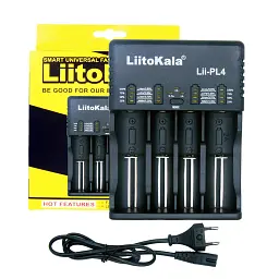 Розумний зарядний пристрій для акумуляторів LiitoKala Lii-PL4 АА, ААА, 18650, 21700, 26650 Li-ion, LiFePO4, Ni-MH, Ni-Cd (19409) - мініатюра 4