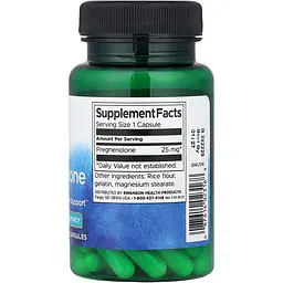 Прегненолон Swanson Pregnenolone High Potency 25 мг 60 капсул - мініатюра 2