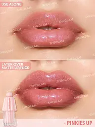 Олійка для губ з шимером SHEGLAM Jelly Wow Hydrating Lip Oil - мініатюра 2