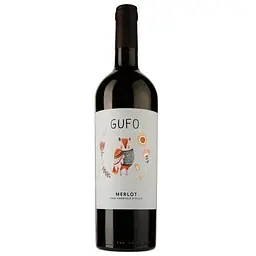 Вино Gufo Merlot, червоне, сухе, 0,75 л