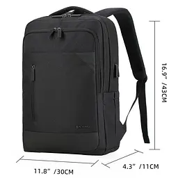 Рюкзак для ноутбука Aoking SN1133-5 43x30x11 см чорний - мініатюра 5