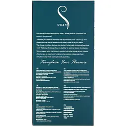 Вакуумний вібратор Swan The Monarch Swan Teal - мініатюра 9