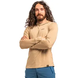 Термофутболка чоловіча Turbat Hike Lite LS Hood Mens XXL Пісочний