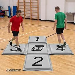 Крос-мат для стрибків EasyFit спортивний складаний (сірий) - мініатюра 12