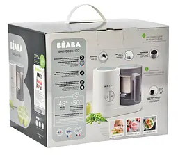 Пароварка-блендер Beaba Babycook Neo Night, білий з сірим (912773) - мініатюра 18