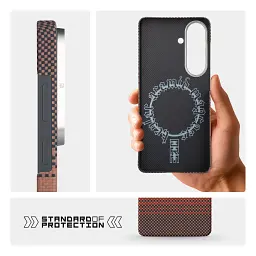 Чохол ArmorStandart BlackIcon Kevlar MagCase для Samsung S26 Sunset - мініатюра 7