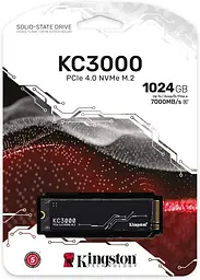 Kingston Твердотільний накопичувач SSD M.2 1TB KC3000 NVMe PCIe 4.0 4x 2280 - мініатюра 5
