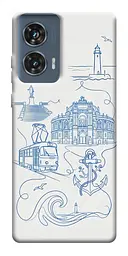 TPU чохол Demsky Southern pearl для Motorola Edge 50 Fusion
