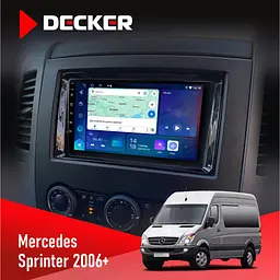 Штатна магнітола Mercedes-Benz Sprinter (W906) 2006+ Decker D9-007 4x64 DSP 360 4G Decker (НФ-00003712)