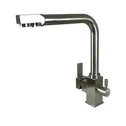 Змішувач для кухні під осмос Globus Lux LAZER GLLR-0100-8-STSTEEL - мініатюра 5