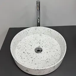 Умивальник VBI Bari S grey mosaic накладний VBI-011606, Сірий - мініатюра 3