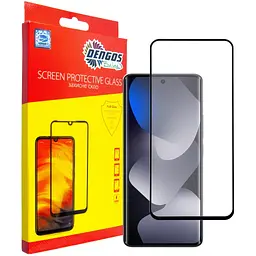 Скло захисне Dengos Full Glue Xiaomi Redmi Note 15 5G Black (TGFG-426) - мініатюра 1