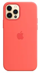 Оригінальний силіконовий чохол Apple Silicone Case MagSafe MHL93ZM/A для iPhone 12 Pro Max (6.7") Pink Citrus