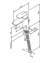 Змішувач для умивальника AM.PM Spirit V 2.1 F71A02100 Хром - мініатюра 6
