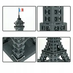 Конструктор Ейфелева вежа Wange 3D Архітектура The Eiffel Tower 5217 Париж 3Д, 978 деталей - мініатюра 4