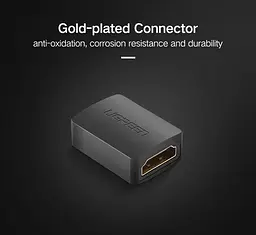 Адаптер Ugreen HDMI Female to Female Adapter for Extension Black (20107) - мініатюра 5