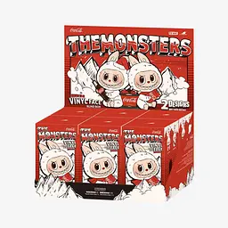 Брелок м'яка дитяча іграшка сюрприз Лабубу Labubu THE MONSTERS COCA-COLA series лялька кока кола в асортименті - мініатюра 3