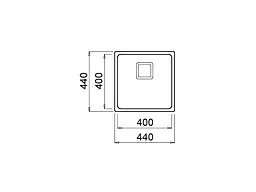 Кухонна мийка Elleci W-Square 400 - мініатюра 2