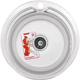 Мийка кухонна ZERIX Z510-08-180D decor (ZX1587)