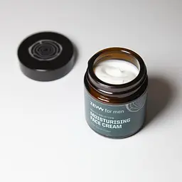 Зволожувальний крем для обличчя з чорним чаєм Zew For Men Moisturizing Face Cream With Black Chaga 30 мл - мініатюра 2