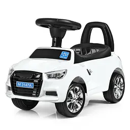 Каталка-толокар Bambi Білий музичний (M 3147A-1)