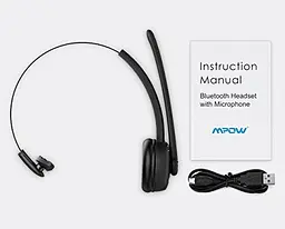 Bluetooth-гарнітура Mpow бездротова моно накладний навушник PRO з мікрофоном - мініатюра 4