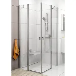 Душова кабіна Ravak Chrome CRV2 + CRV2 100 см білий+transparent 1QVA0100Z1