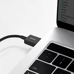 Кабель Baseus USB2.0AM-Type-C M, 2 м,(20V/3A), (66W) Superior Series Чорний (CATYS-A01) - мініатюра 5