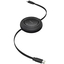 Дата кабель Baseus Free2Pull Mini Retractable Type-C to Type-C 100W (2m) (P10364500113) Cluster Black - мініатюра 3