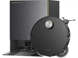 Робот-пилосос з вологим прибиранням Dreame X60 Ultra Black - мініатюра 3